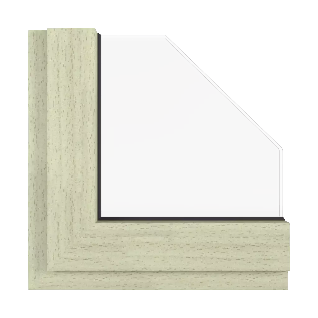 Beech windows window-colors aluprof-colors beech interior