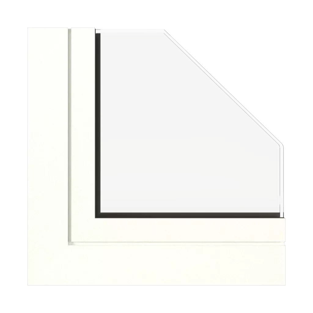 Traffic white fine structure windows window-profiles aluprof mb-skyline-type-r