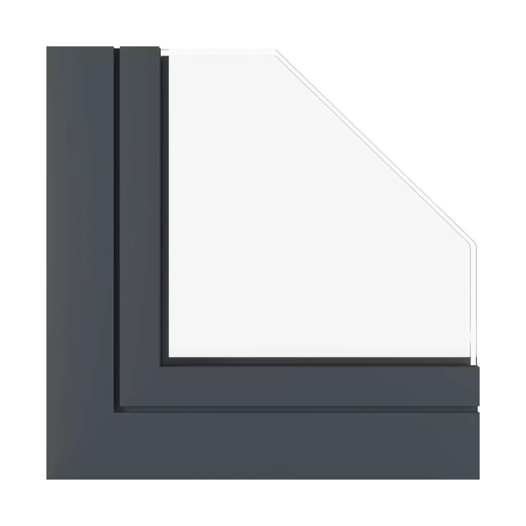 Anthracite grey matt ✨ windows window-profiles aluprof mb-skyline-type-r