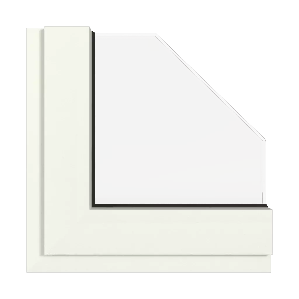 Traffic white fine structure windows window-colors aluprof-colors white-fine-structure interior
