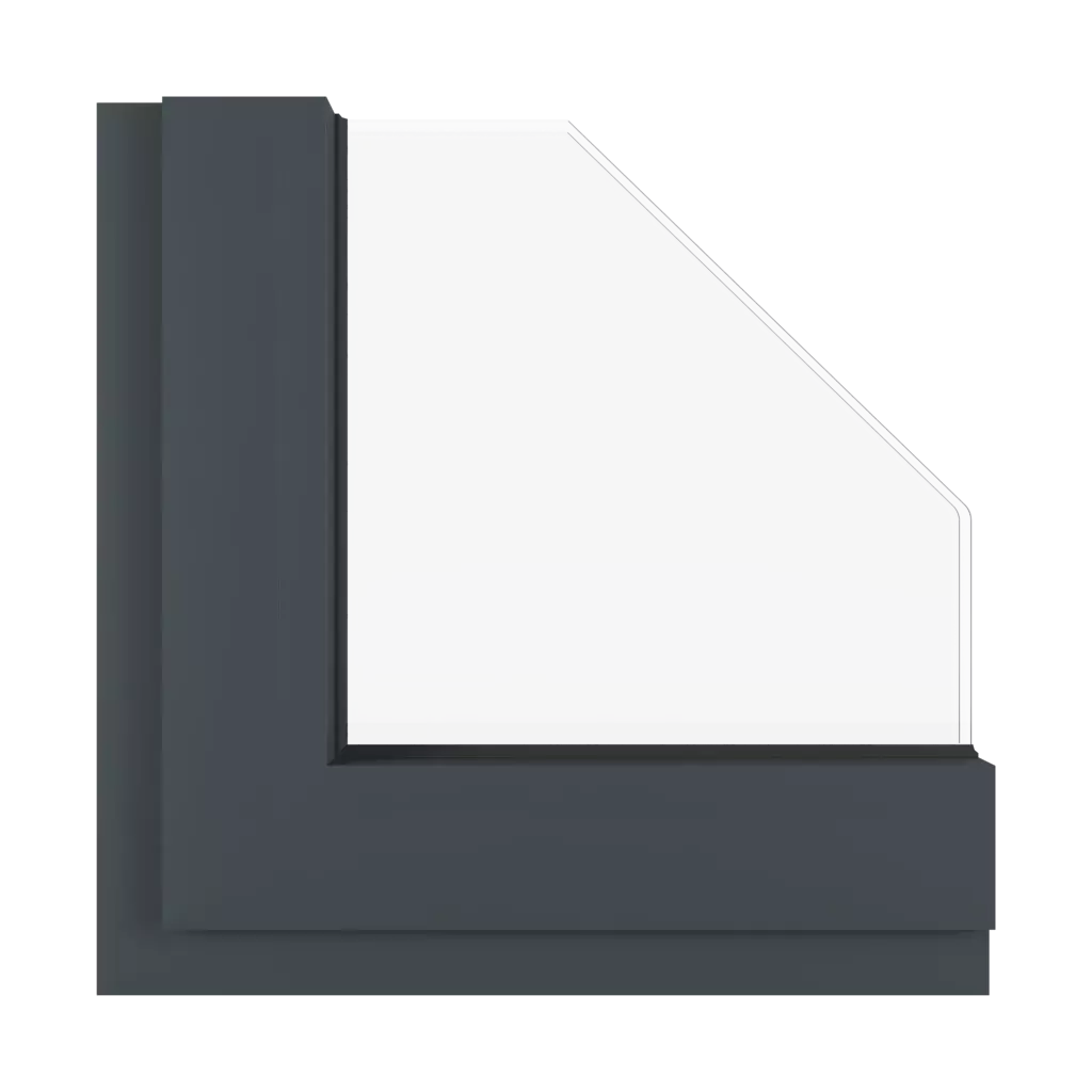 Anthracite grey matt ✨ windows window-colors aluprof-colors robes-anthracite-mat interior