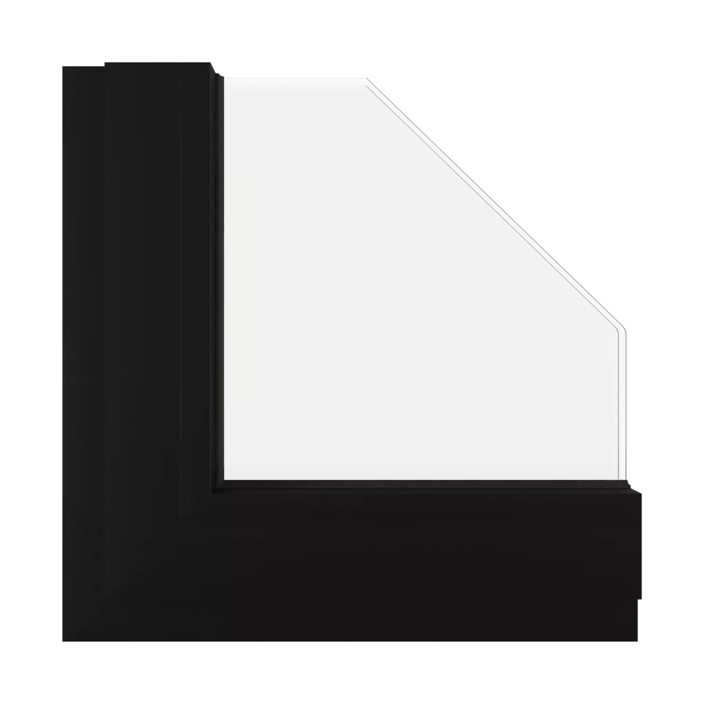 Jet black matt ✨ windows window-colors aluprof-colors black-mat interior