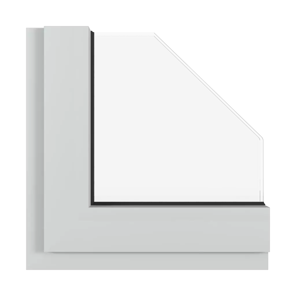 Light gray matt windows window-colors aluprof-colors light-gray-matt interior
