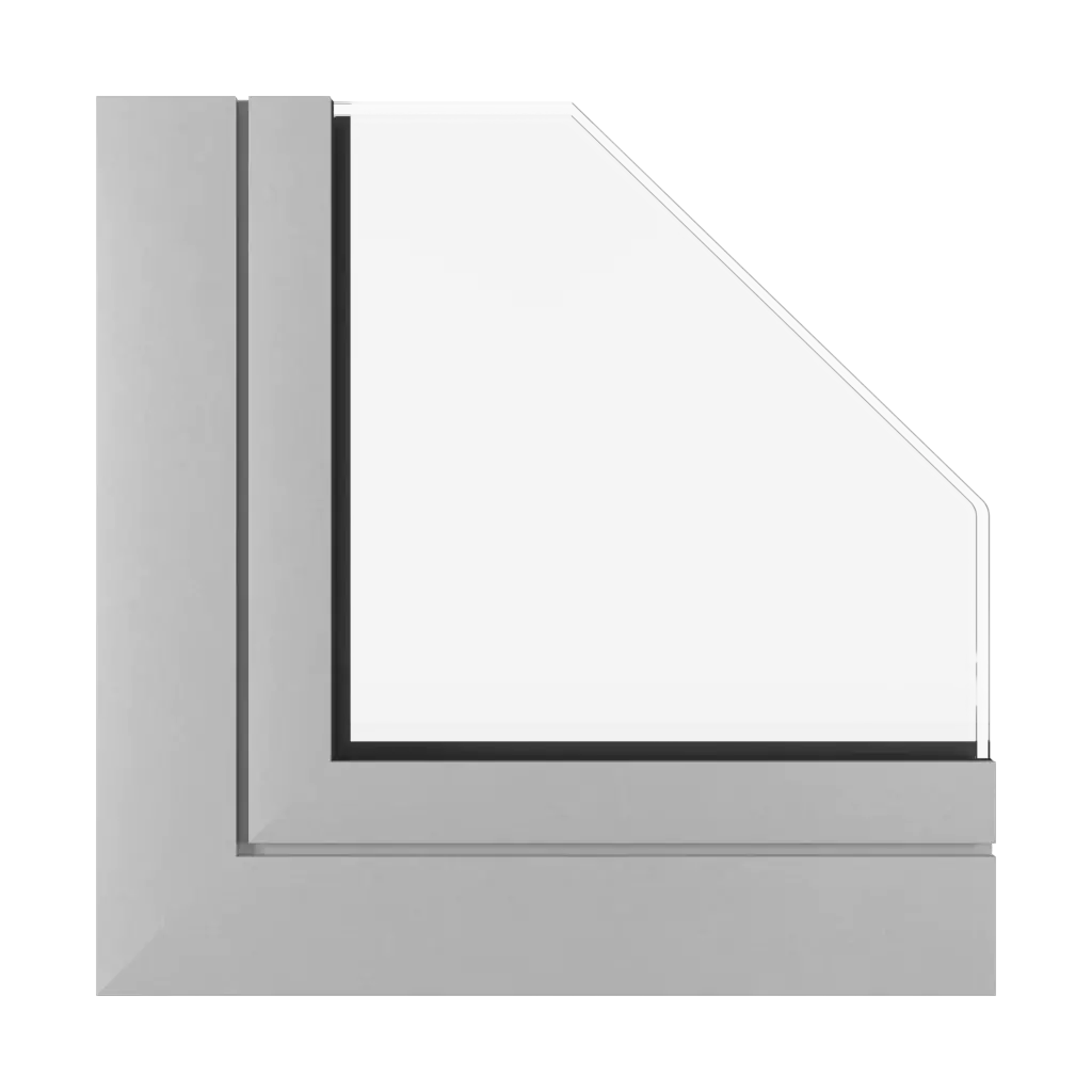Silver SK windows window-profiles aluprof mb-skyline-type-r