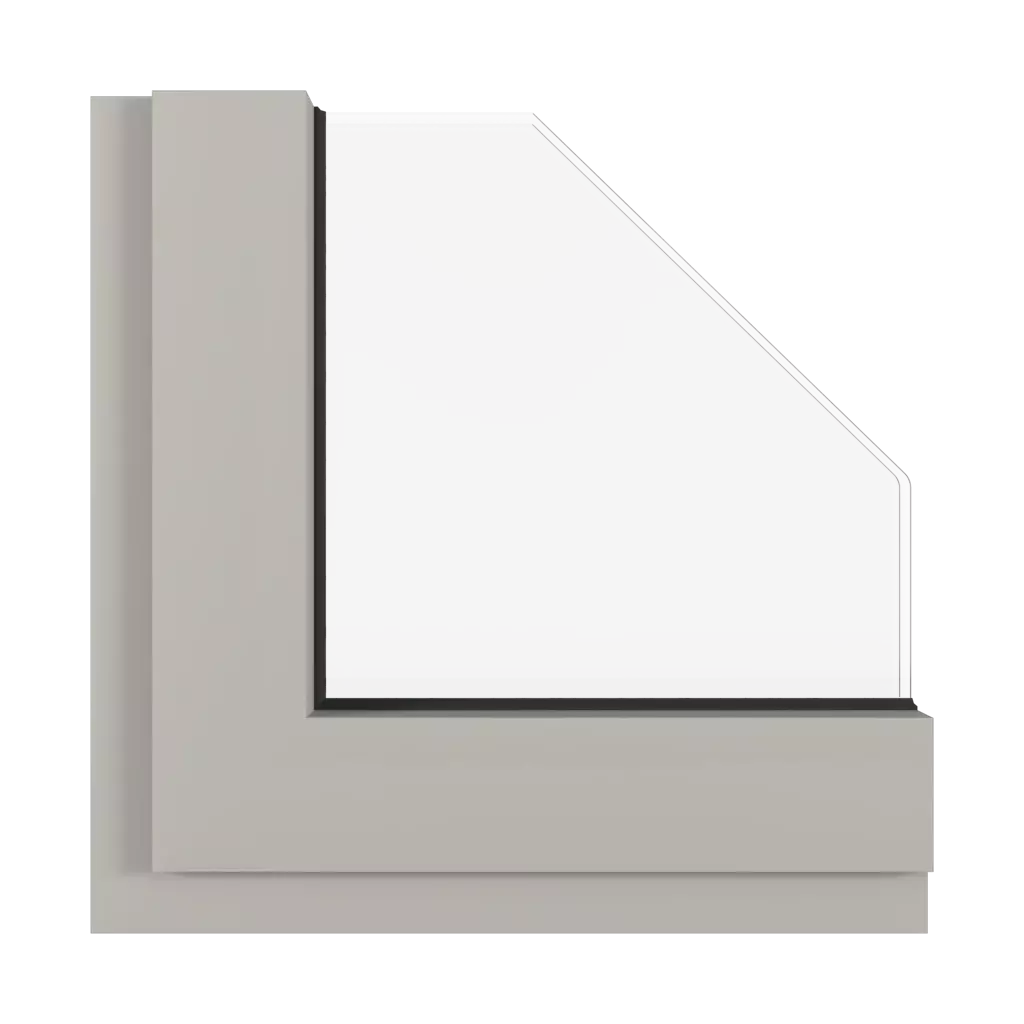 Gray SK windows window-colors aluprof-colors gray-sk interior