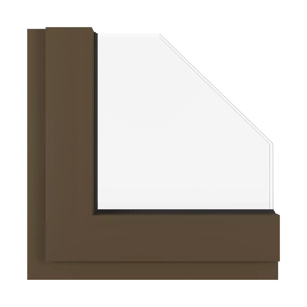 Brown SK windows window-colors aluprof-colors brown-sk interior