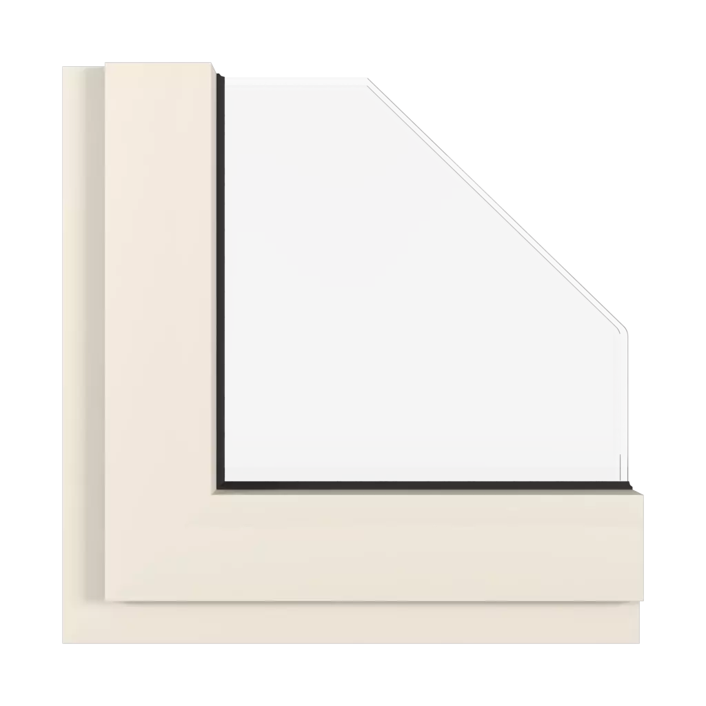 Cream white SK windows window-colors aluprof-colors cream-white-sk interior