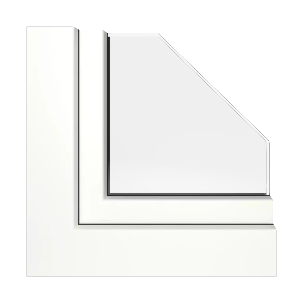 White windows window-colors rehau-colors   