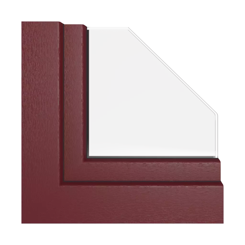 Wine red windows window-colors rehau-colors claret
