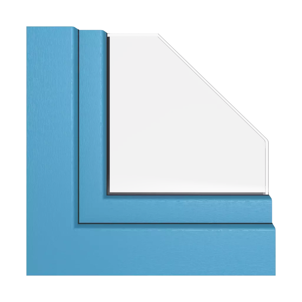 Brilliant blue windows window-colors rehau-colors   