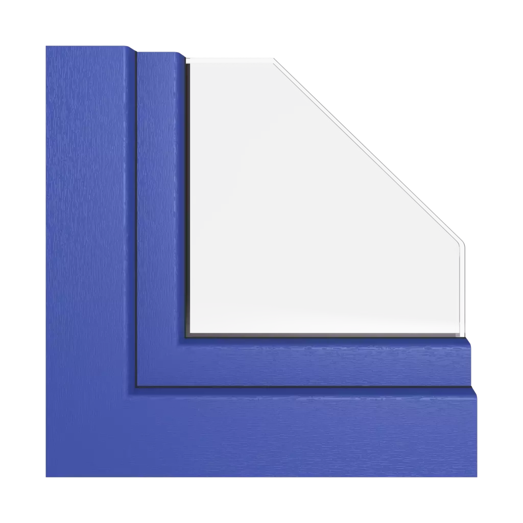 Ultramarine blue windows window-colors rehau-colors   