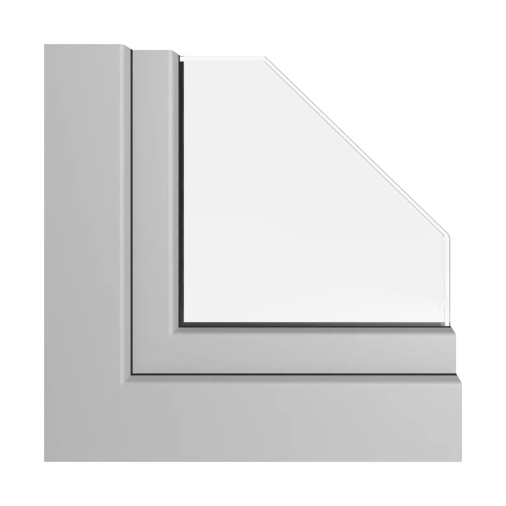 Signal gray smooth windows window-colors rehau-colors   