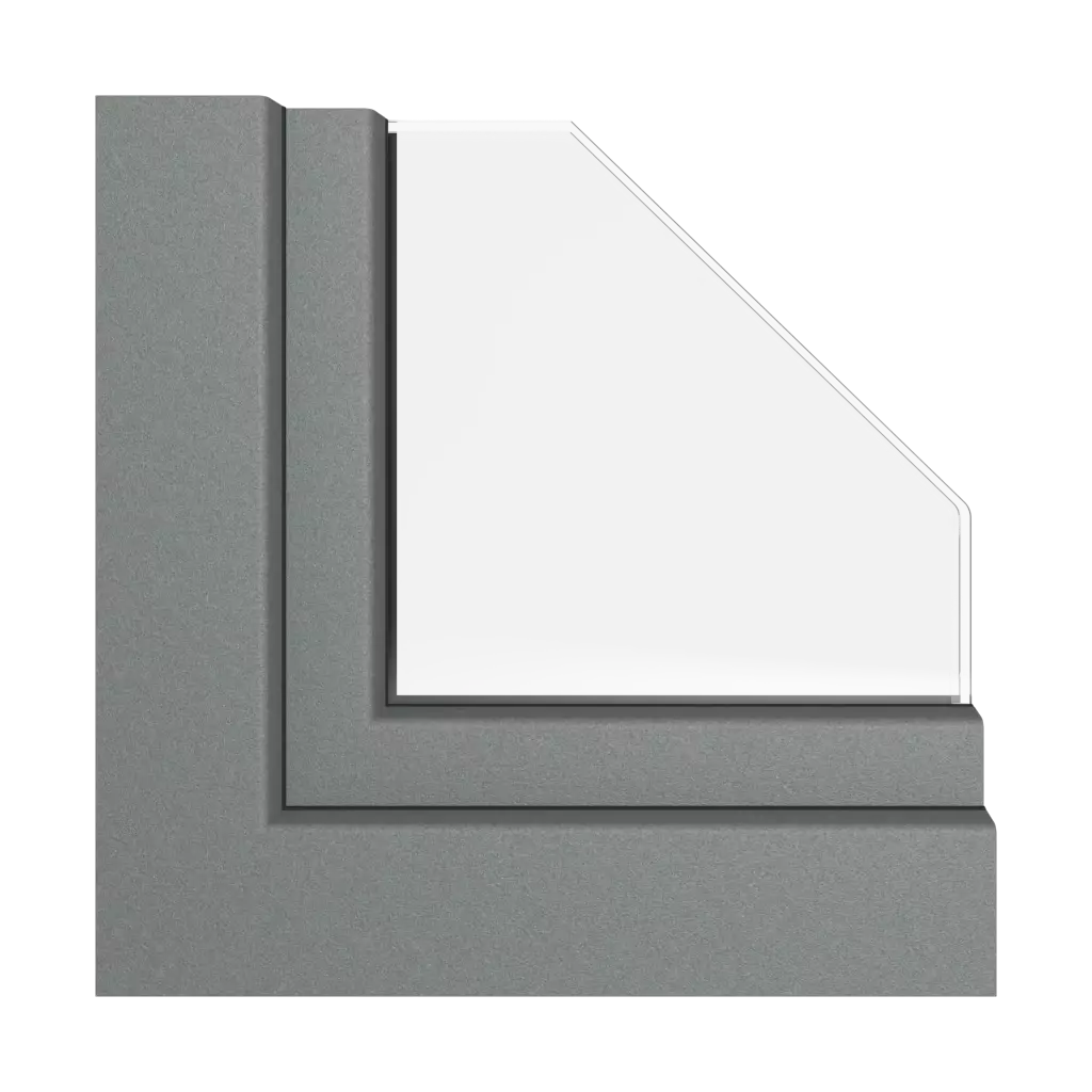 Basalt grey matt windows window-colors rehau-colors   