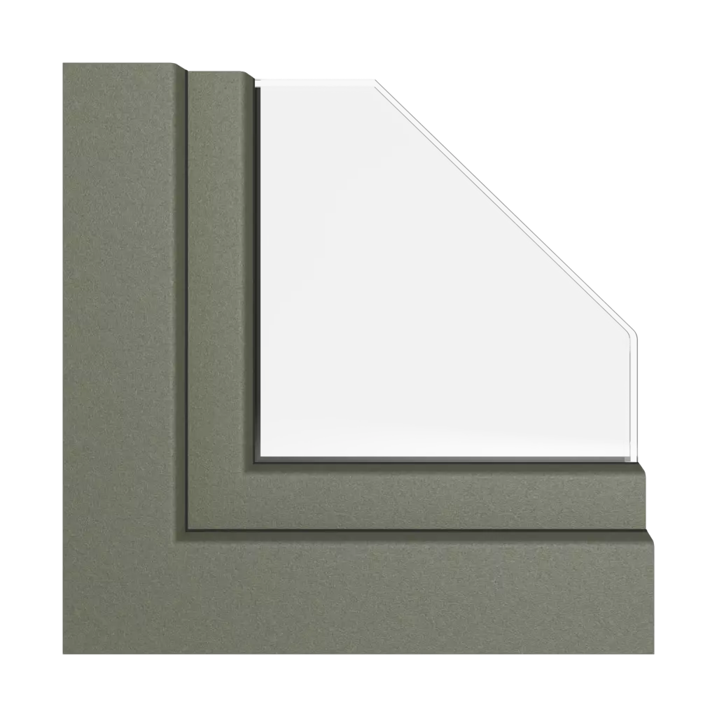 Quarz grey matt windows window-colors rehau-colors matte-quartzite-gray