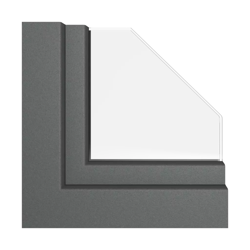 Anthracite grey matt windows window-colors rehau-colors   
