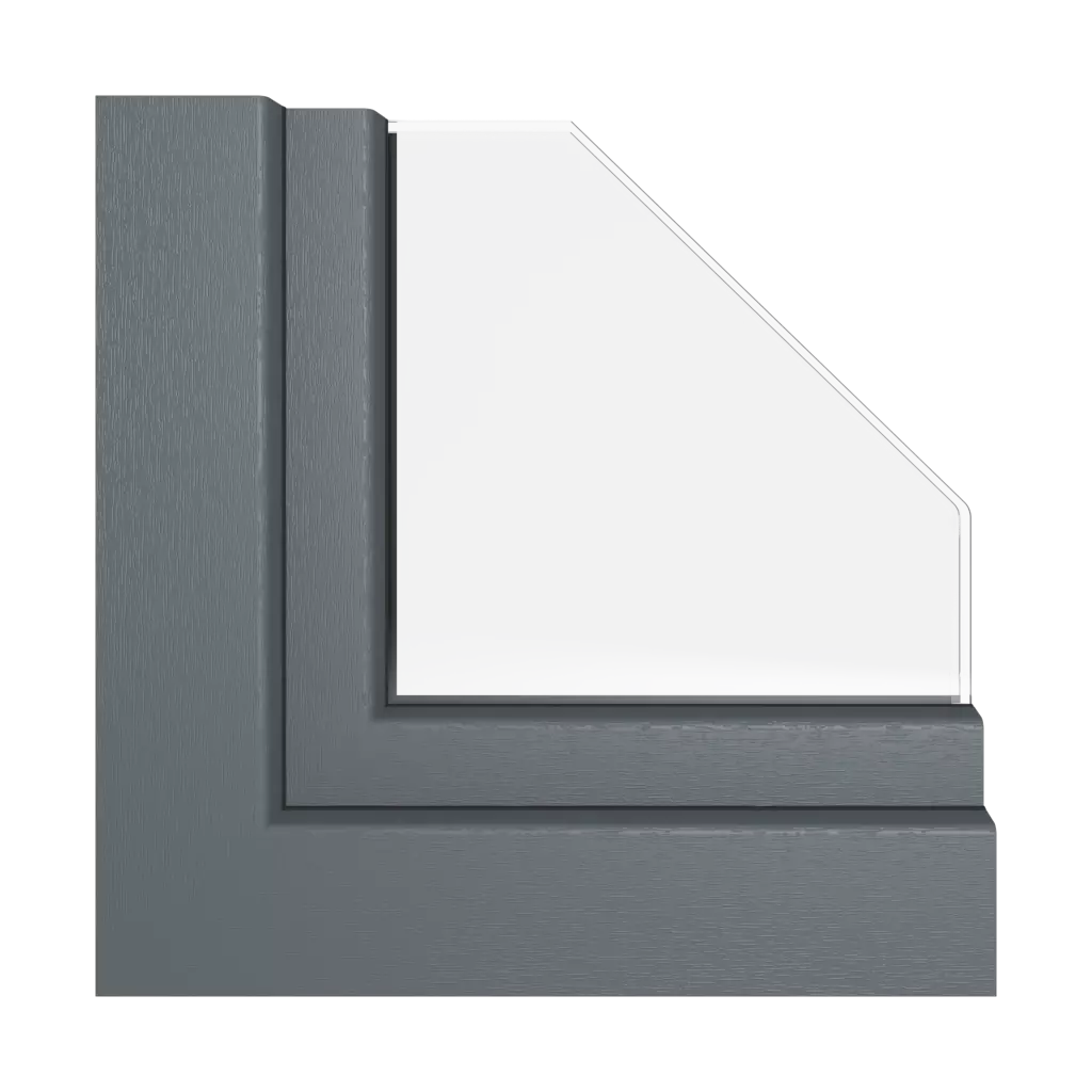 Slate gray windows window-colors rehau-colors   