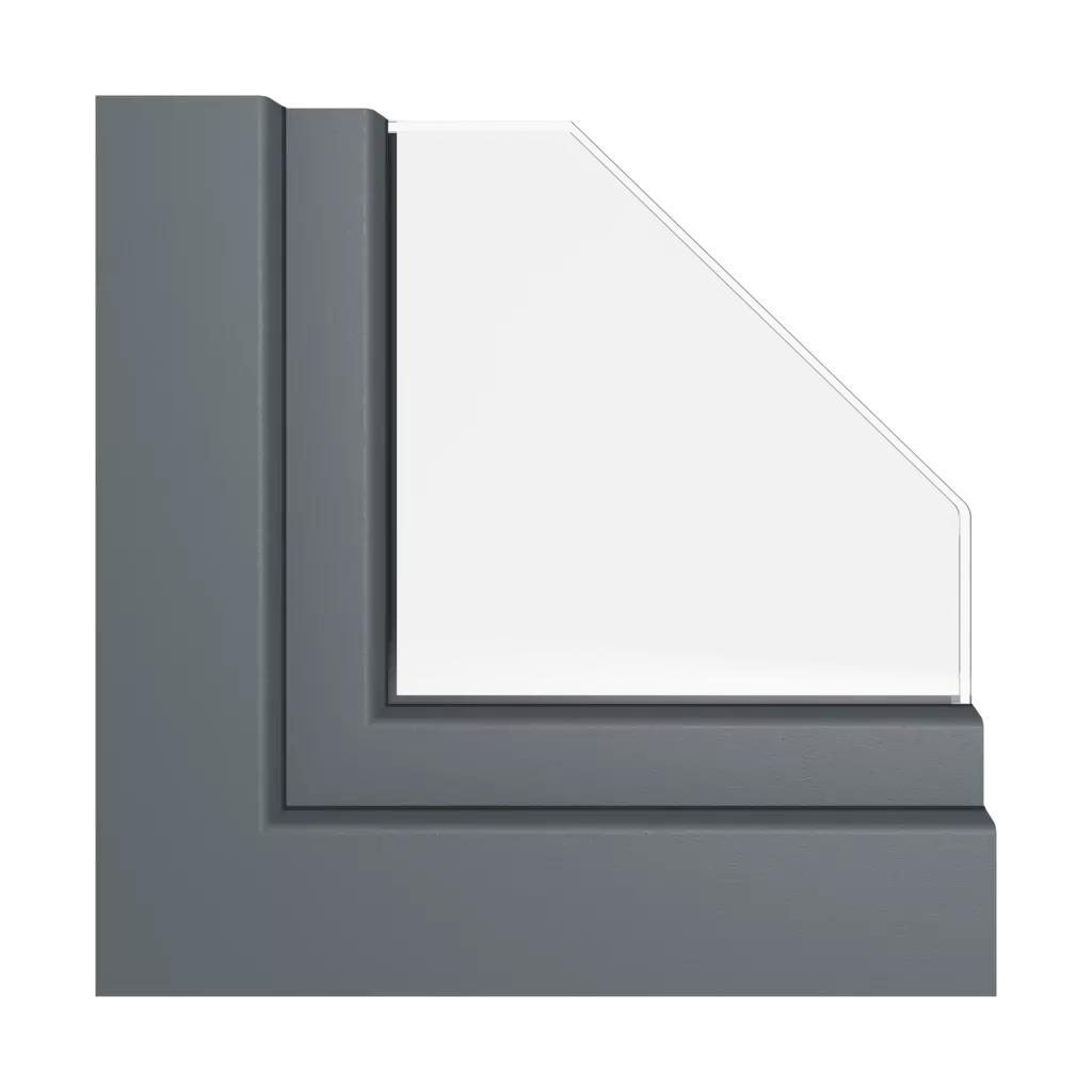 Slate gray smooth windows window-colors rehau-colors slate-gray-smooth