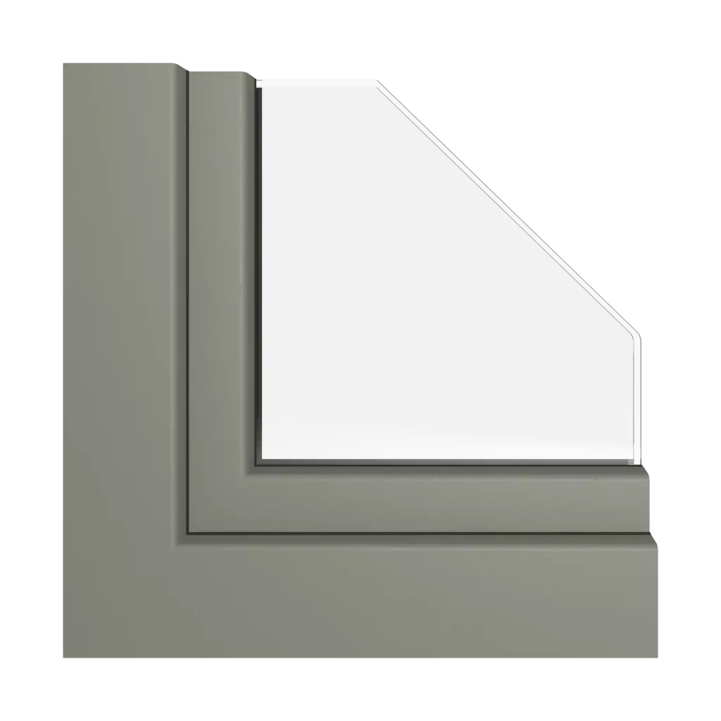 Quarz grey smooth windows window-colors rehau-colors   