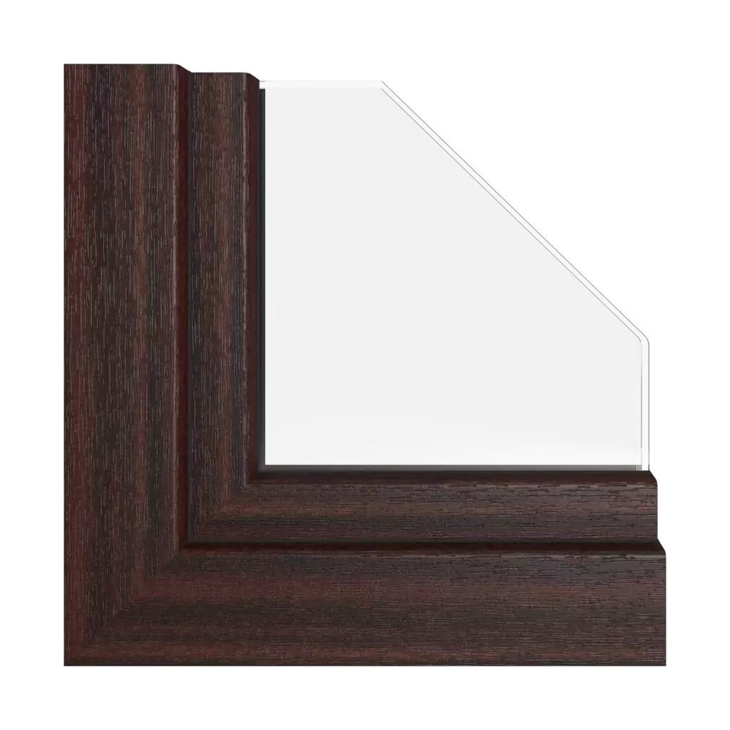 Sapelli windows window-colors rehau-colors mahogany