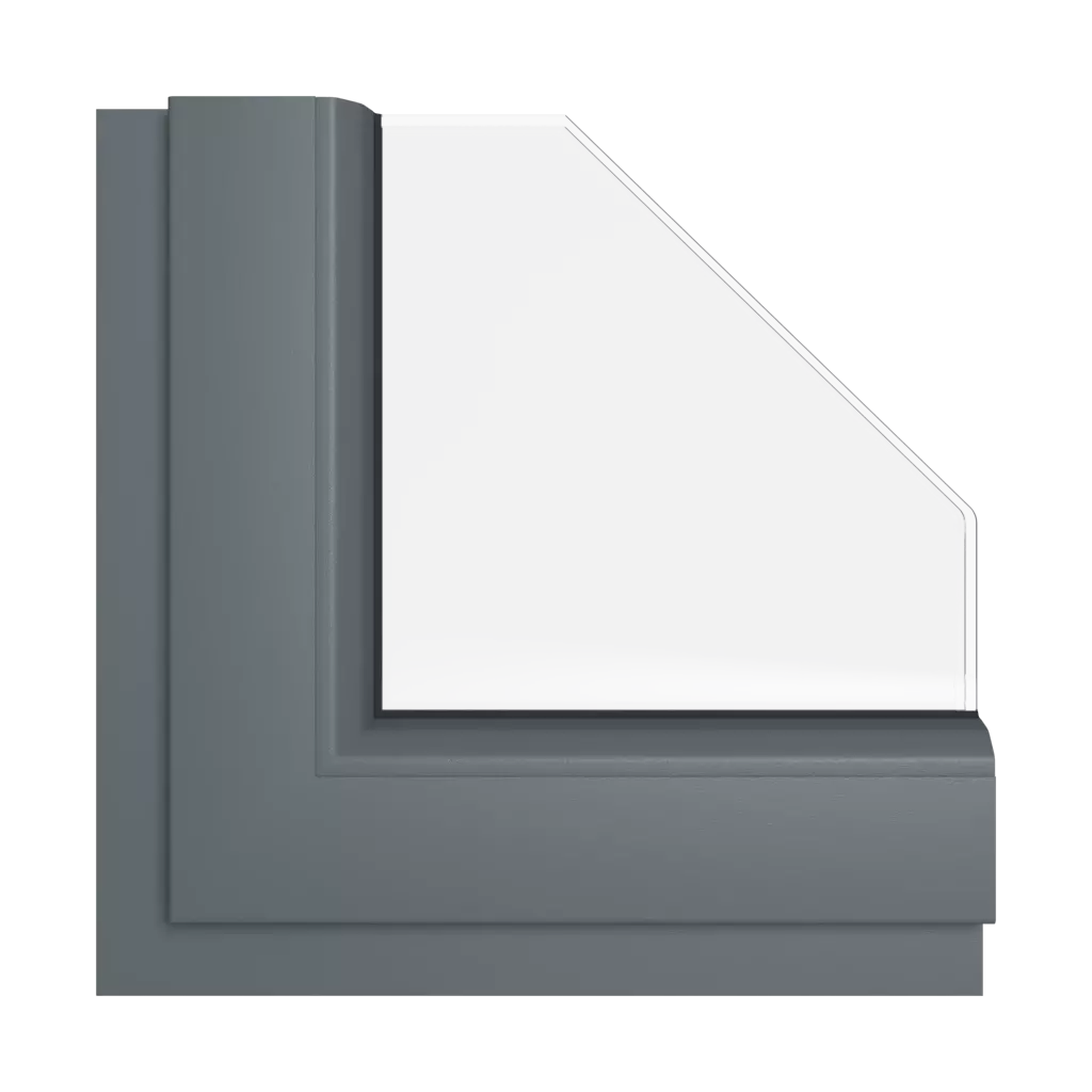 Slate gray smooth windows window-colors rehau-colors slate-gray-smooth interior