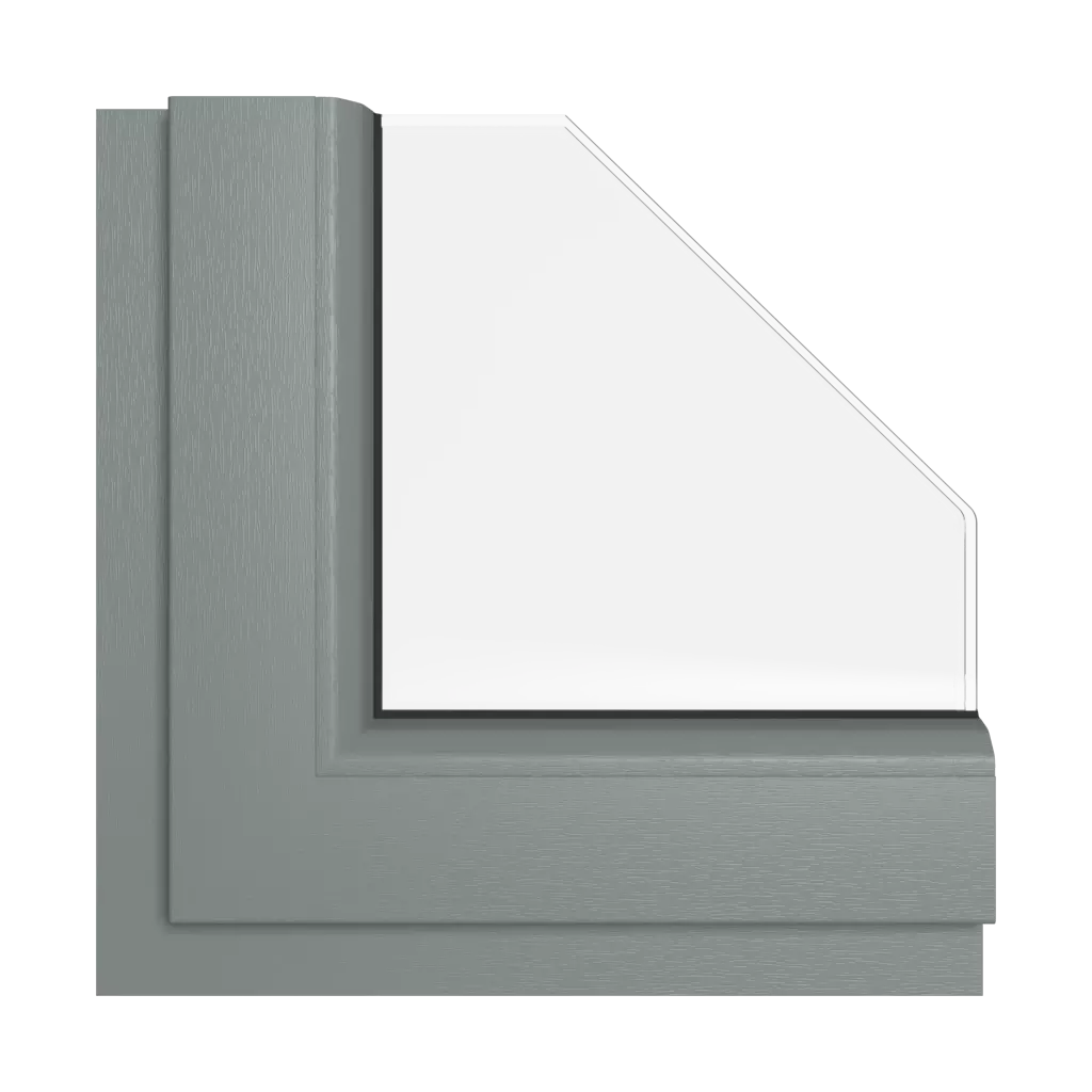Basalt gray windows window-colors rehau-colors basalt-gray interior