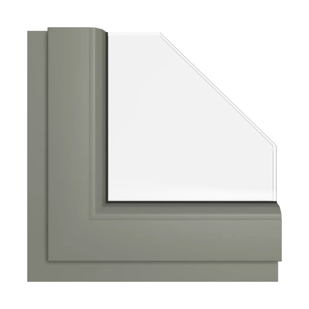 Quarz grey smooth windows window-colors rehau-colors smooth-quartzite-gray interior