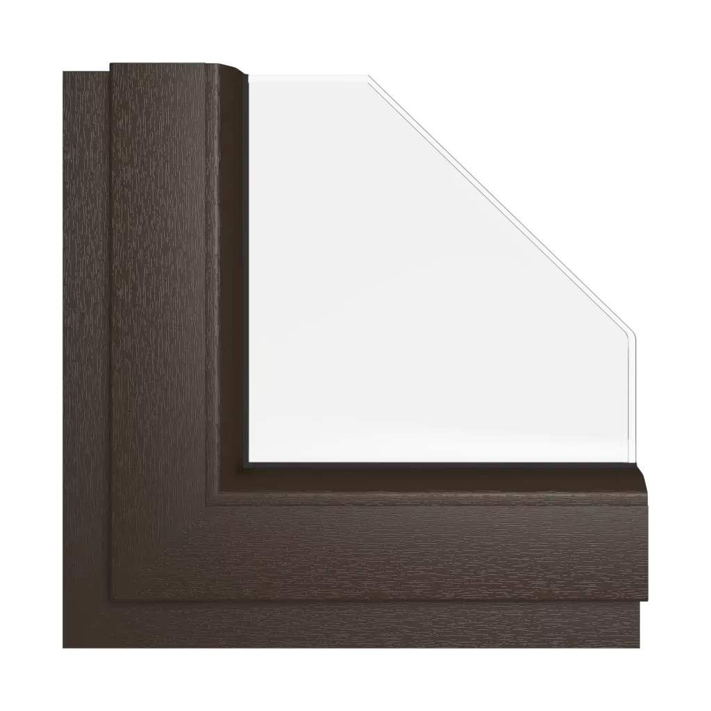 Chocolate brown windows window-colors rehau-colors chocolate-brown interior