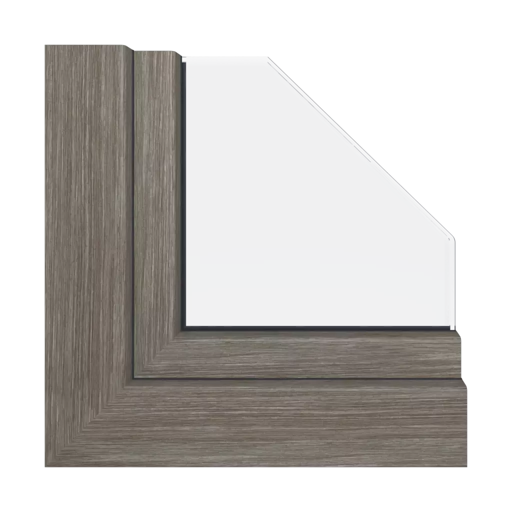 Gray sheffield oak windows window-colors aluplast-colors   