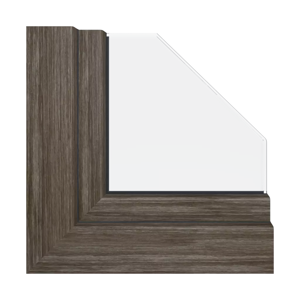 Brown sheffield oak windows window-colors aluplast-colors   