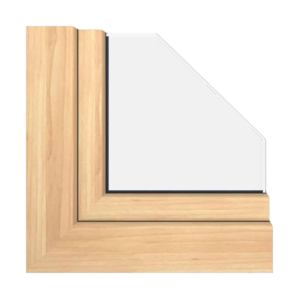 Birch windows window-colors aluplast-colors birch