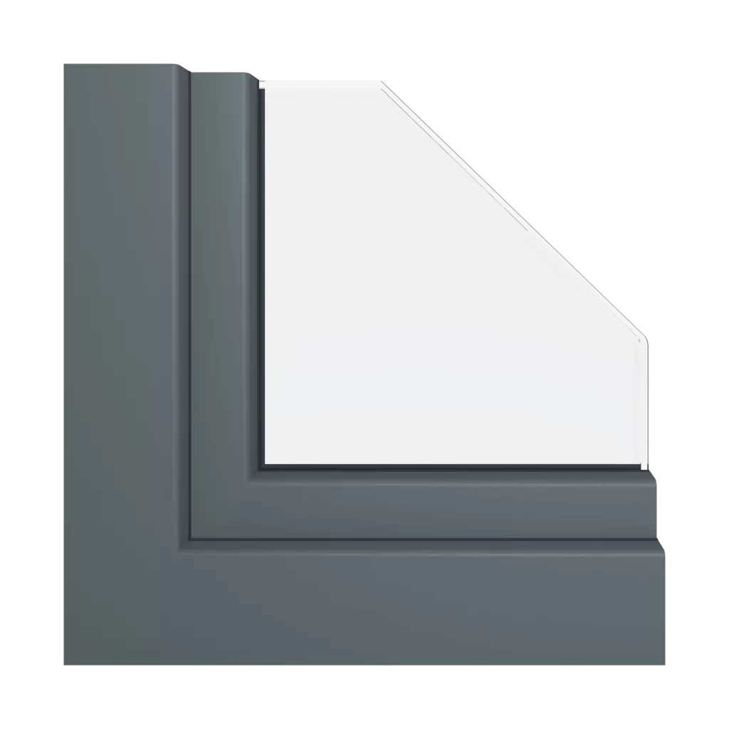 Gray anthracite sand ✨ windows window-profiles aluplast energeto-neo-design
