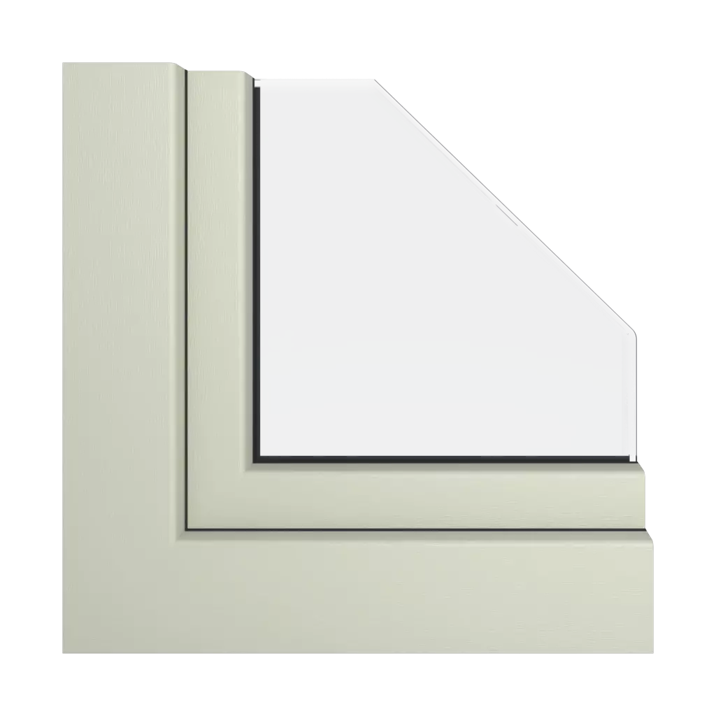 Gray beige windows window-profiles aluplast energeto-8000