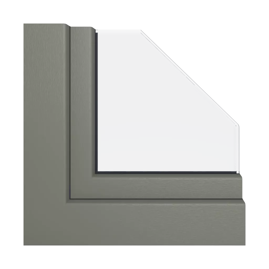 Textured quartz gray windows window-colors aluplast-colors   