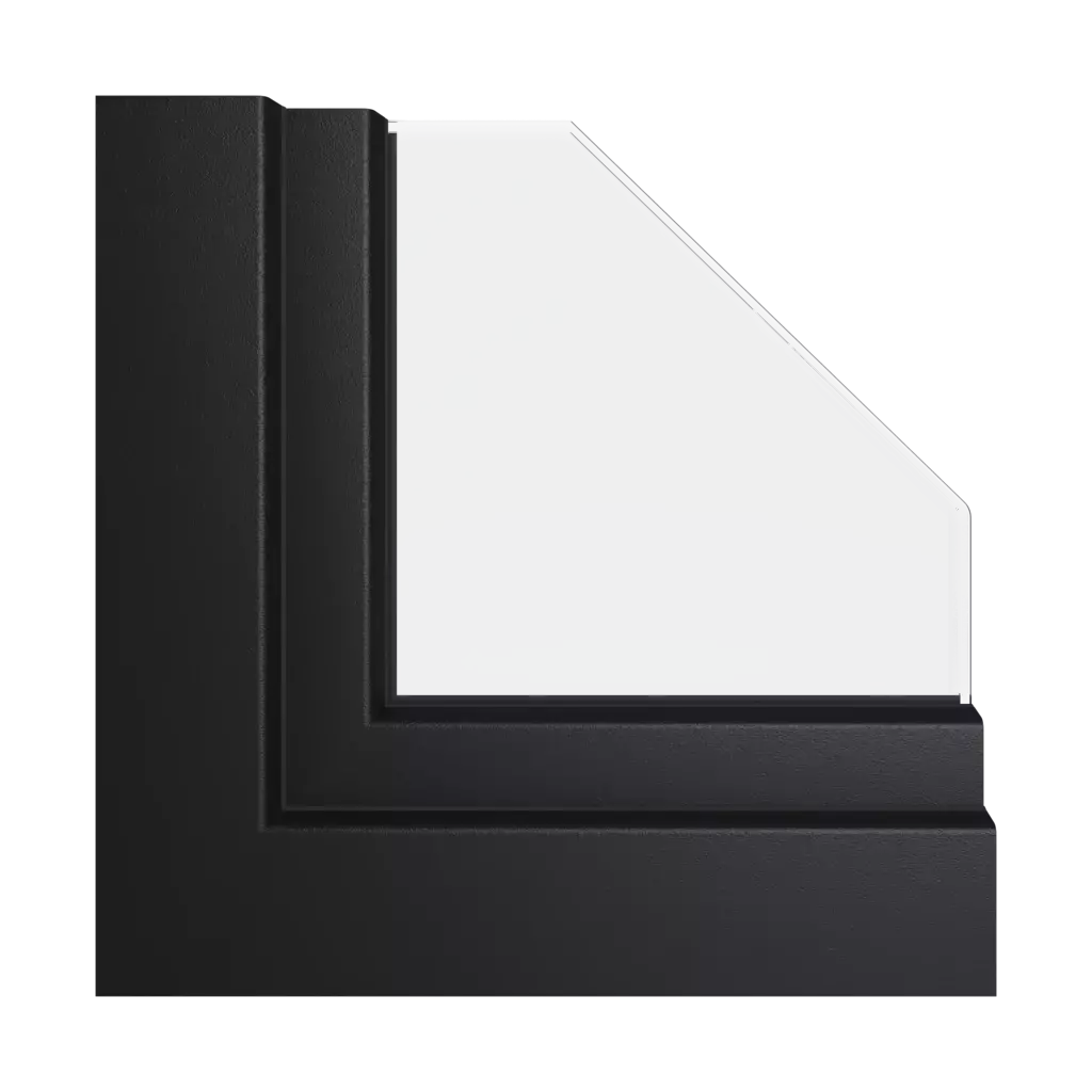 Jet black ✨ windows window-profiles aluplast energeto-neo-design
