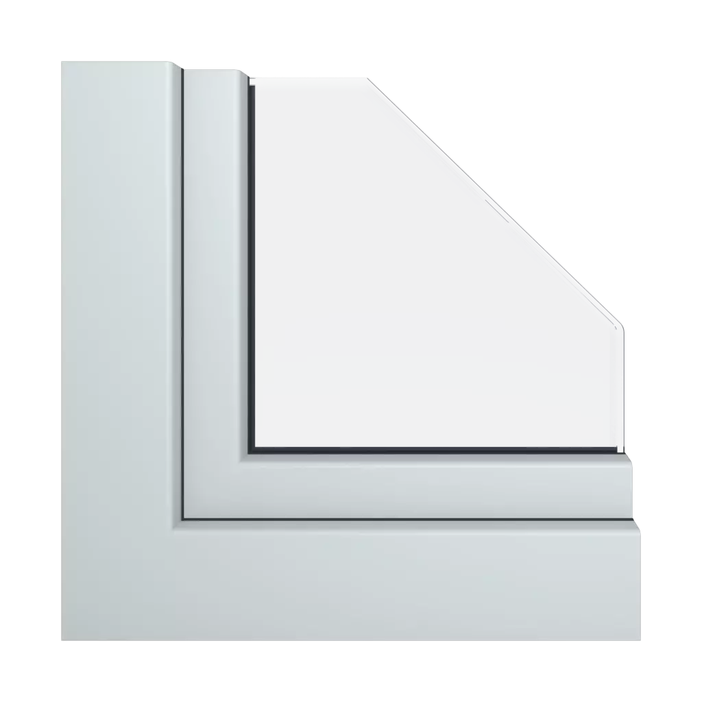 Gray windows window-profiles aluplast energeto-8000