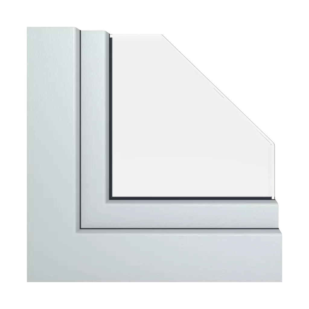 Textured gray windows window-profiles aluplast smart-slide