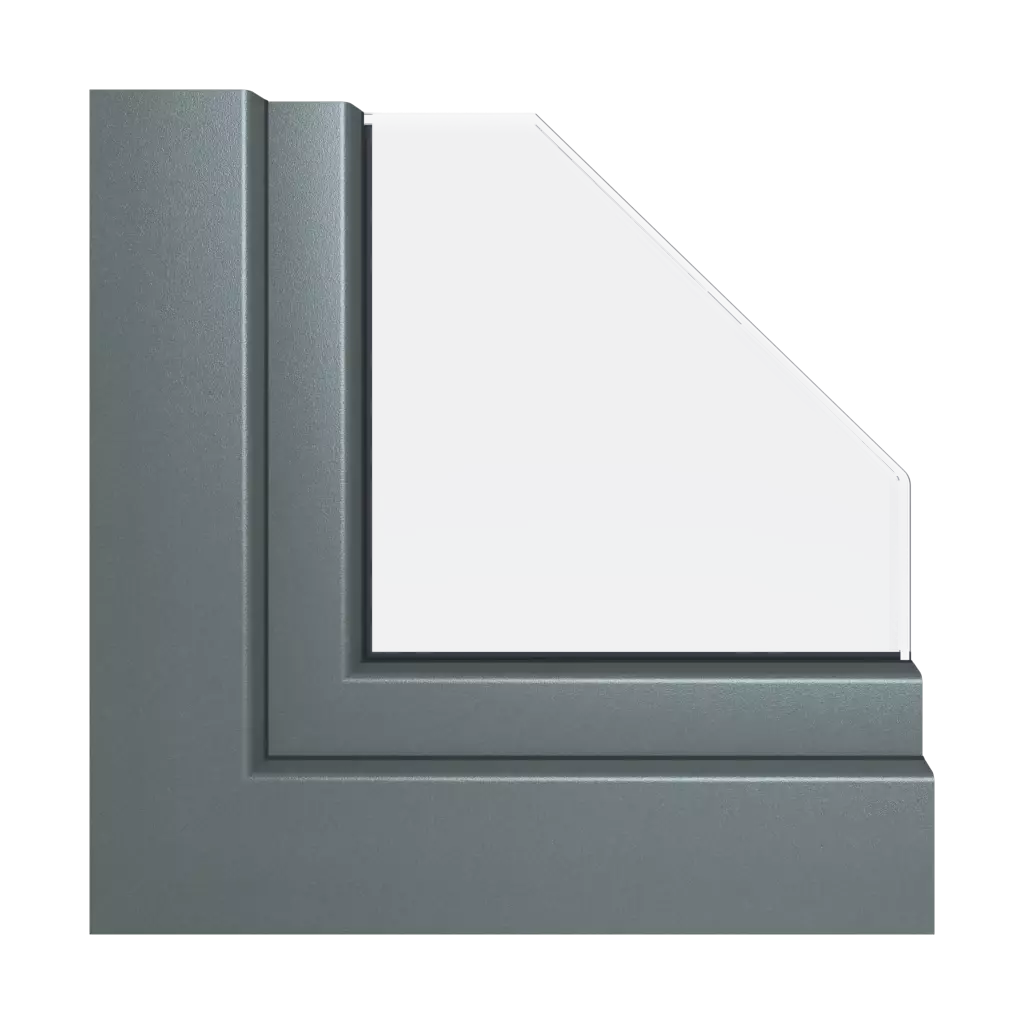 Aludec gray basalt windows window-profiles aluplast energeto-neo-design