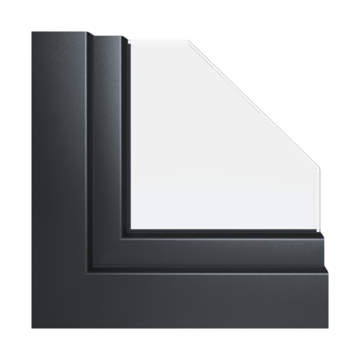 Jet black aludec windows window-colors aluplast-colors jet-black-aludec