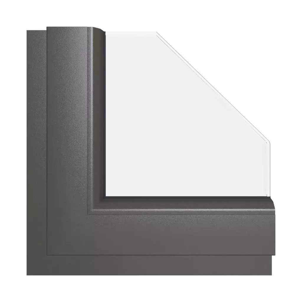 Umber gray aludec windows window-colors aluplast-colors umber-gray-aludec interior