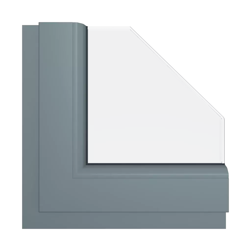 Basalt gray windows window-colors aluplast-colors basalt-gray interior