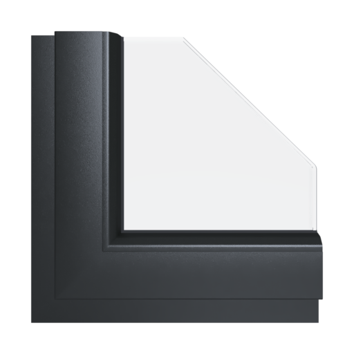 Jet black aludec windows window-colors aluplast-colors jet-black-aludec interior