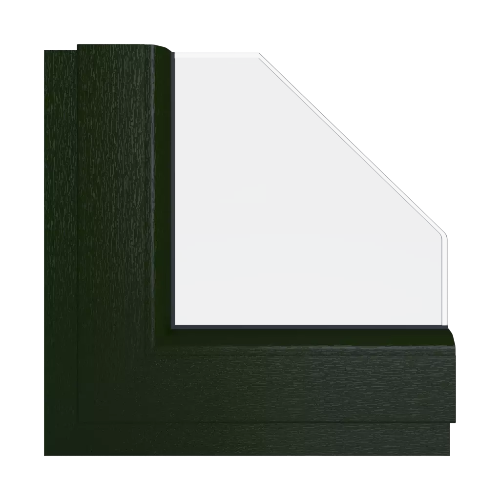 Dark green 5021 windows window-colors decco dark-green-5021 interior