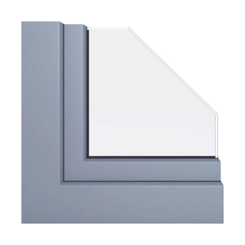 Gray silver windows window-colors schuco   