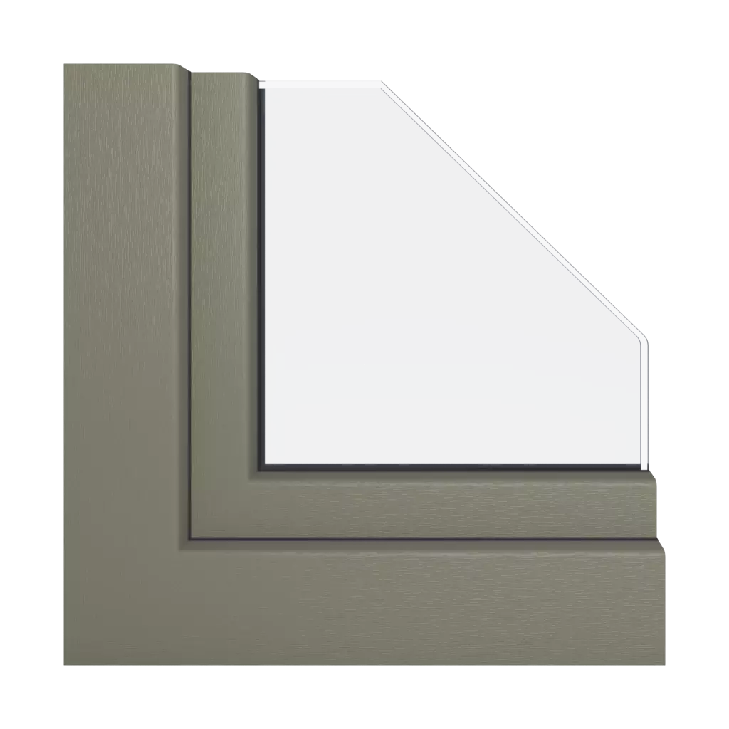 Cement gray windows window-colors schuco   