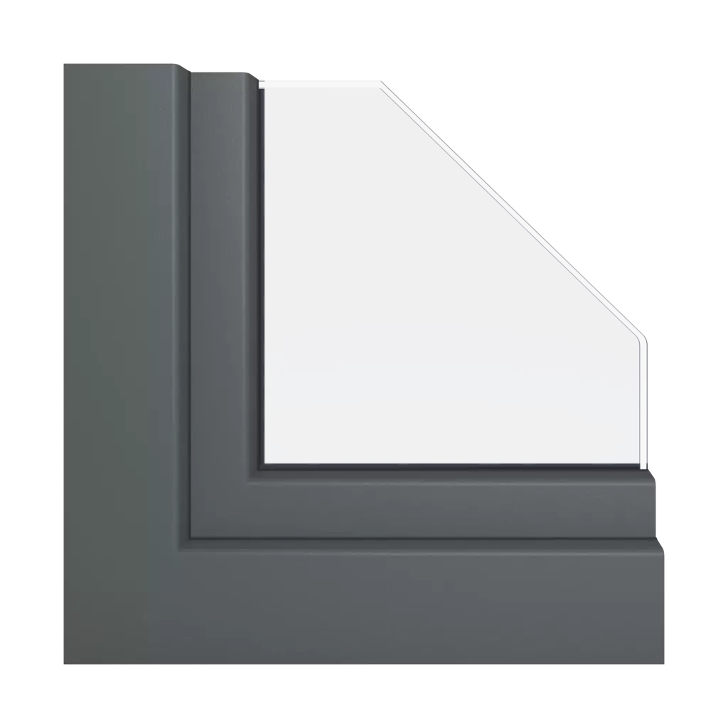 Basalt gray smooth windows window-colors schuco basalt-gray-smooth