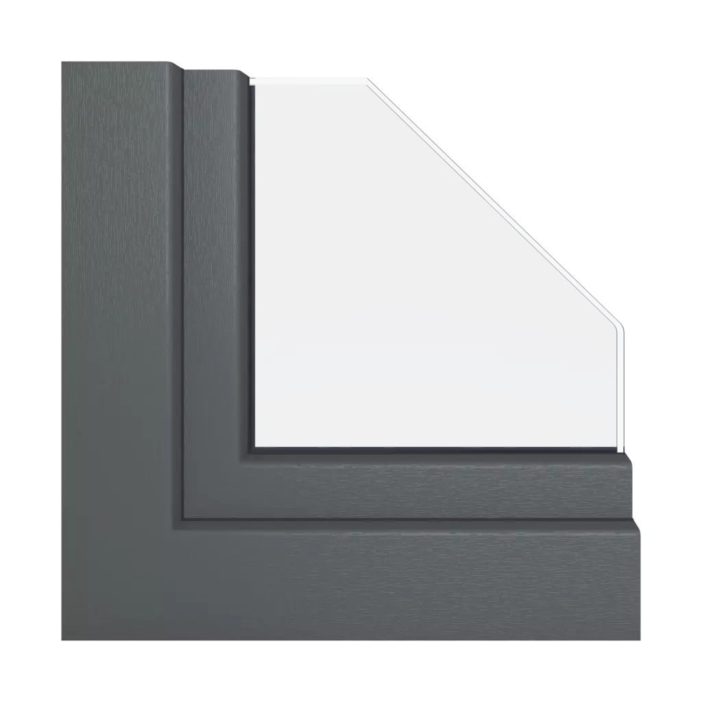 Basalt gray windows window-profiles schuco livingslide