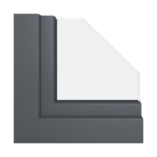 Gray black smooth windows window-profiles schuco livingslide
