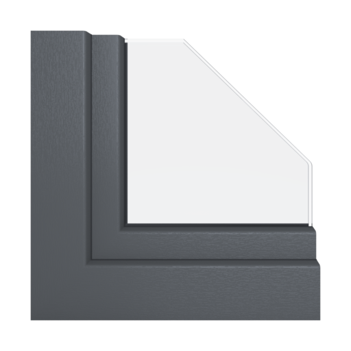 Gray black smooth windows window-profiles schuco living-md