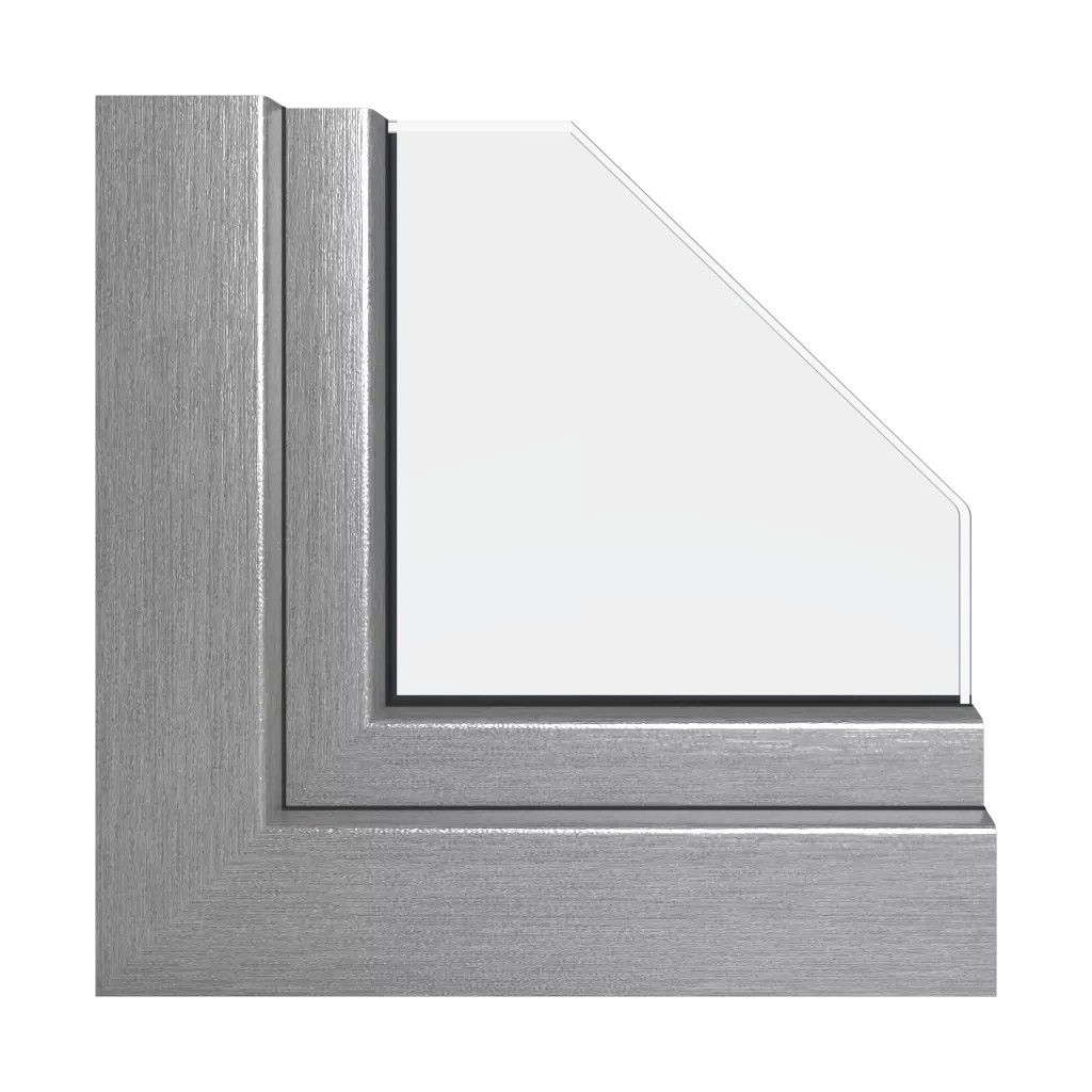 Brushed aluminum windows window-colors schuco brushed-aluminum