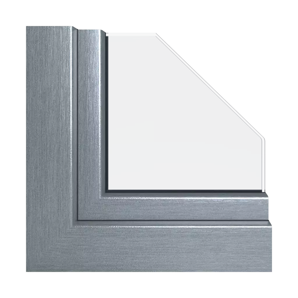 Metallic silver windows window-colors schuco metallic-silver